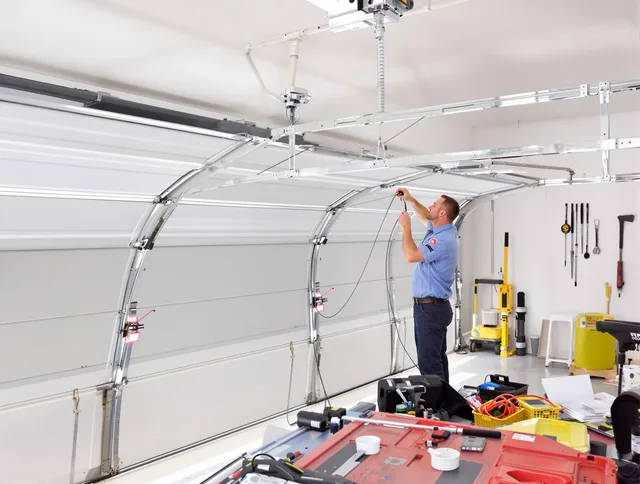 Garage door cable repair service by Pompano Beach Garage Door Repair in Pompano Beach