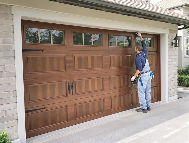 Custom garage door showcase by Pompano Beach Garage Door Repair in Pompano Beach