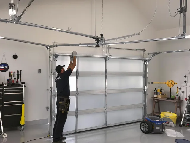 Pompano Beach Garage Door Repair certified team performing precision garage door installation in Pompano Beach