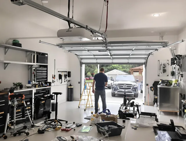 Garage door opener installation by Pompano Beach Garage Door Repair in Pompano Beach
