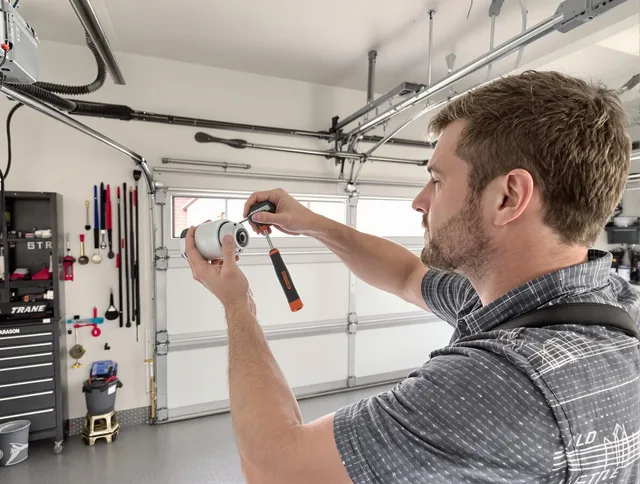 Garage door opener repair service by Pompano Beach Garage Door Repair in Pompano Beach
